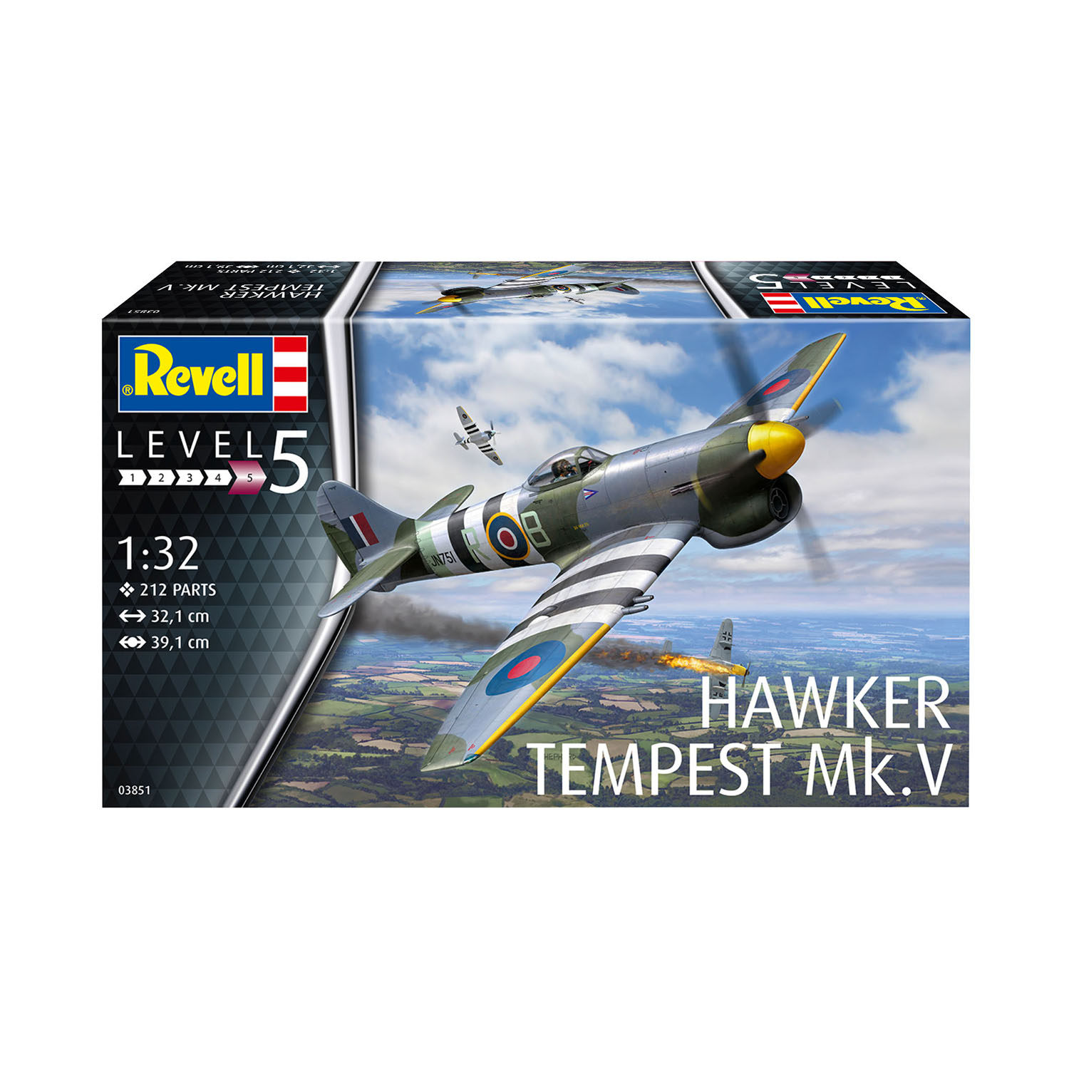 Модель для сборки Revell Британский одноместный истребитель Хоукер Темпест V 03851 - фото 1