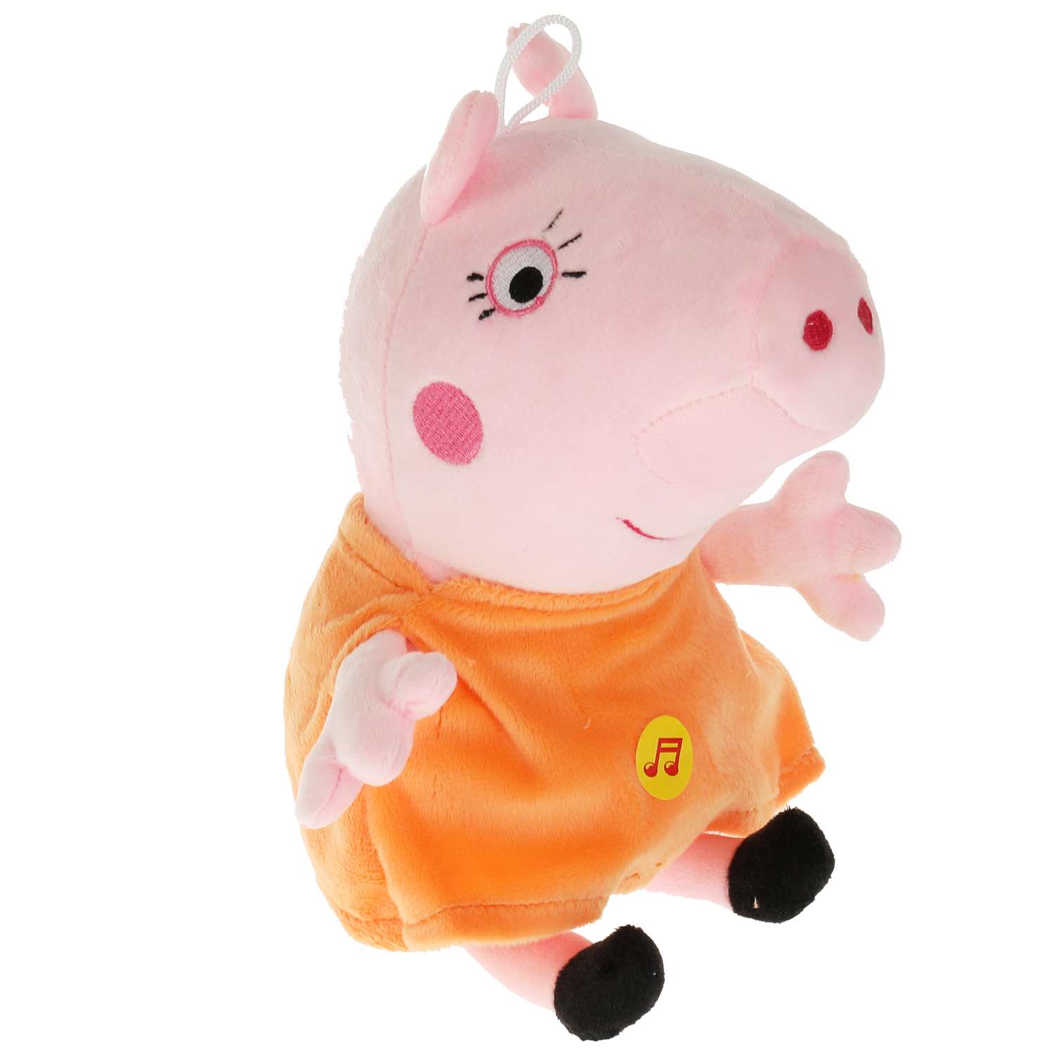 Мягкая игрушка Свинка Пеппа Модница озвученная Росмэн 20 см
