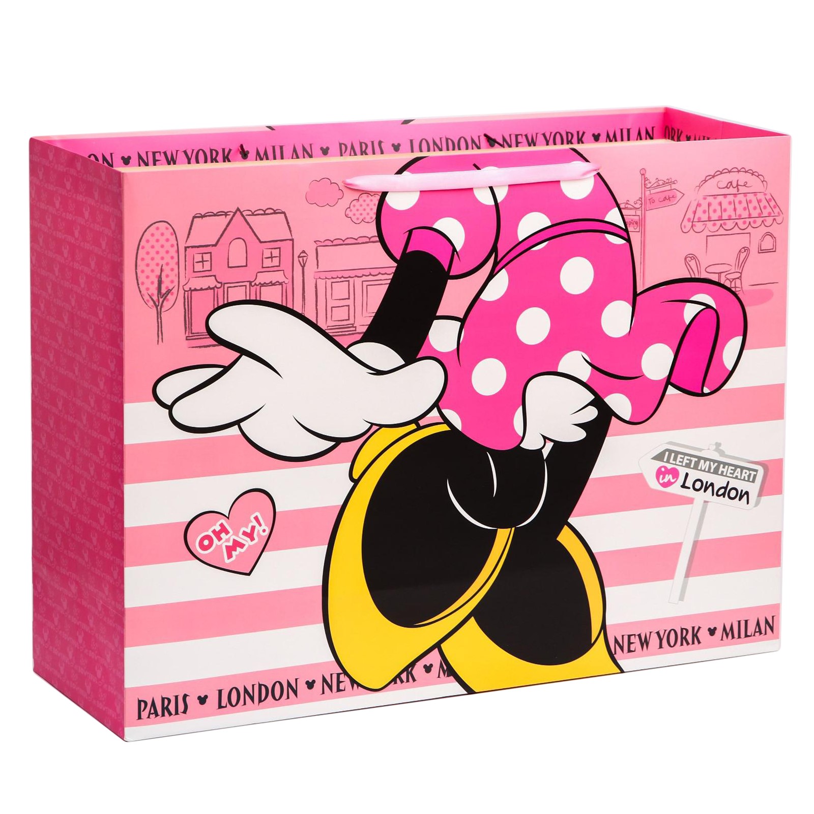 Пакет подарочный Disney ламинат горизонтальный «Минни» Минни Маус - фото 1