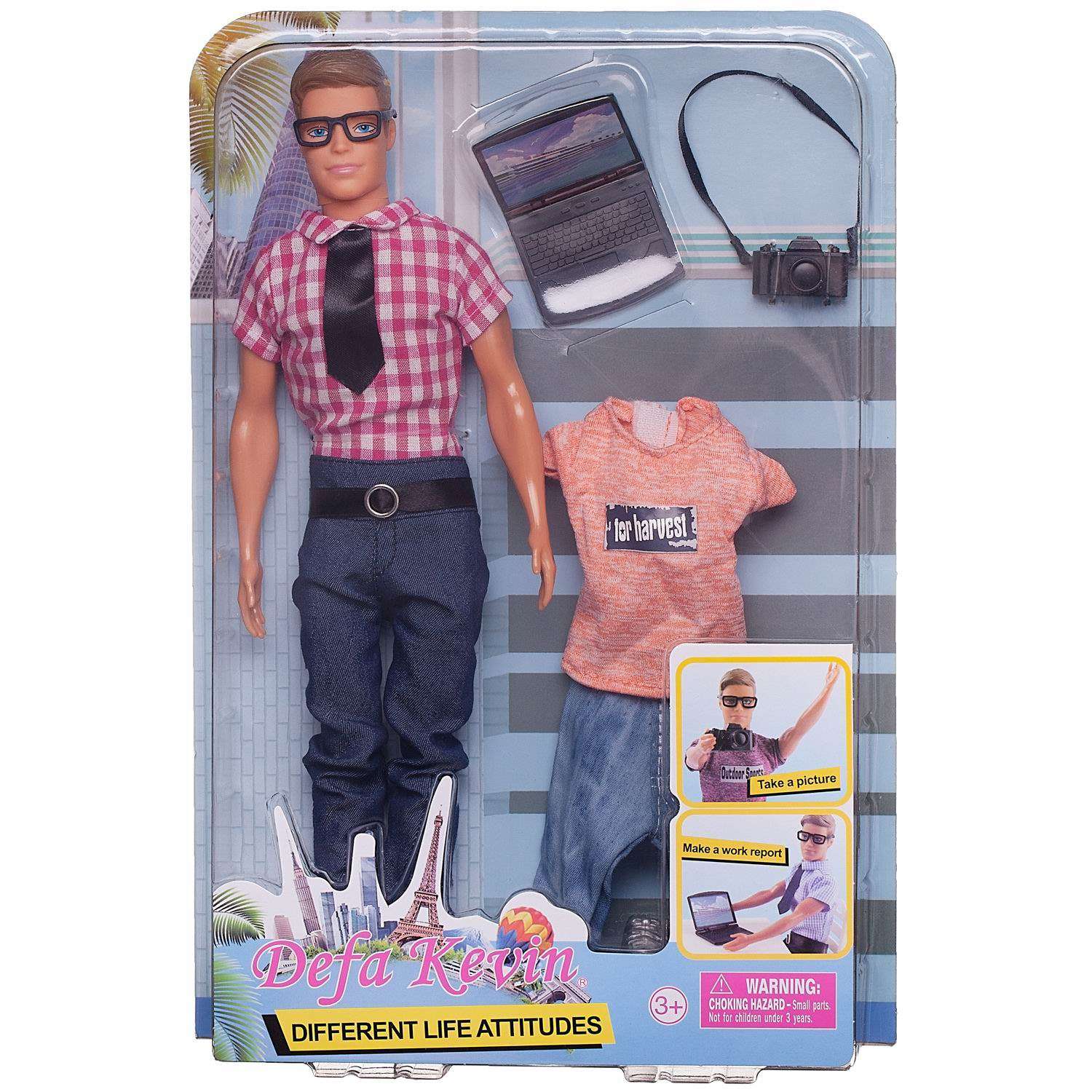 Кукла ABTOYS На работе co сменным комплектом одежды и игровыми предметами 8385d/бело-розовая - фото 1