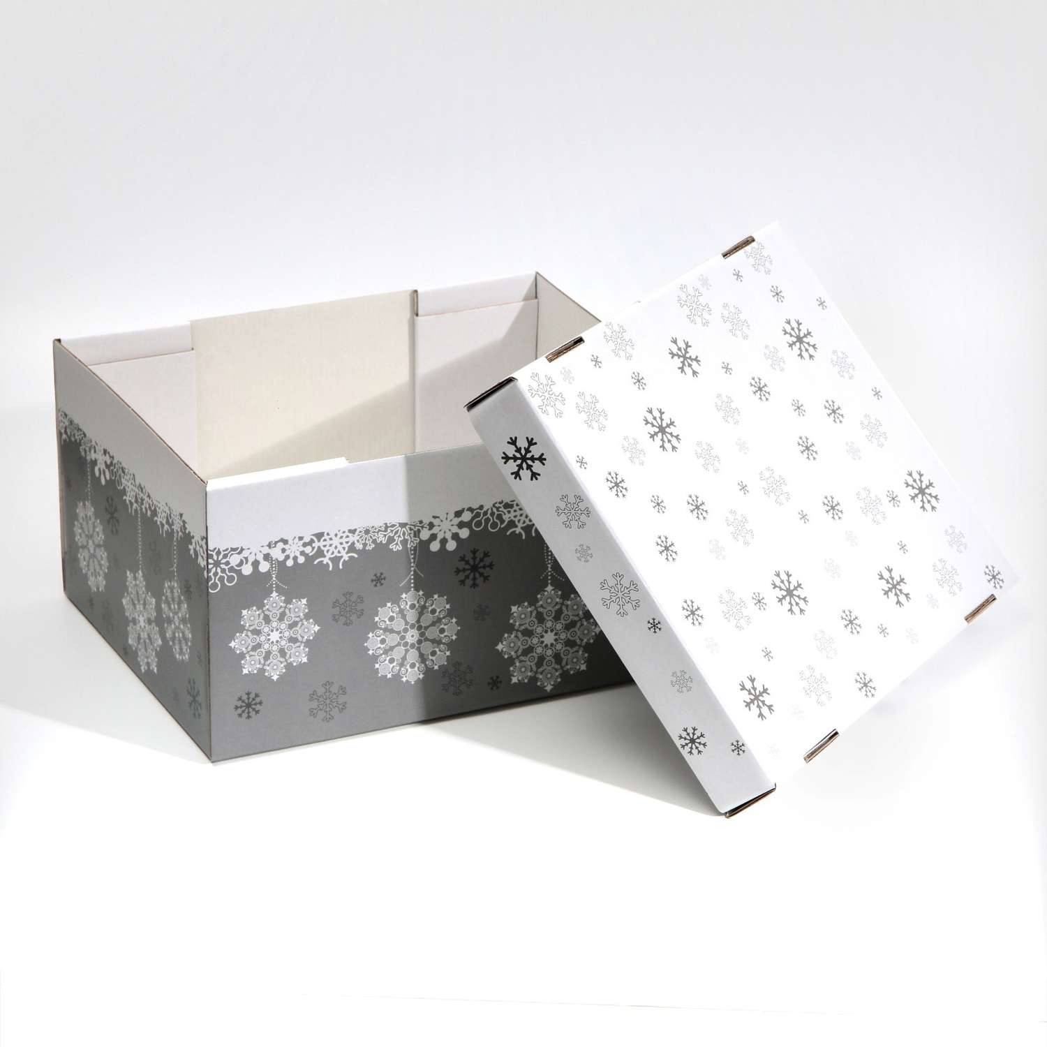 Складная коробка Дарите Счастье «Let it snow». 31.2×25.6×16.1 см - фото 3