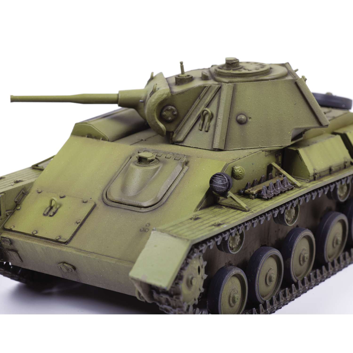 Сборная модель ЗВЕЗДА Советский лёгкий танк Т-70Б - фото 3