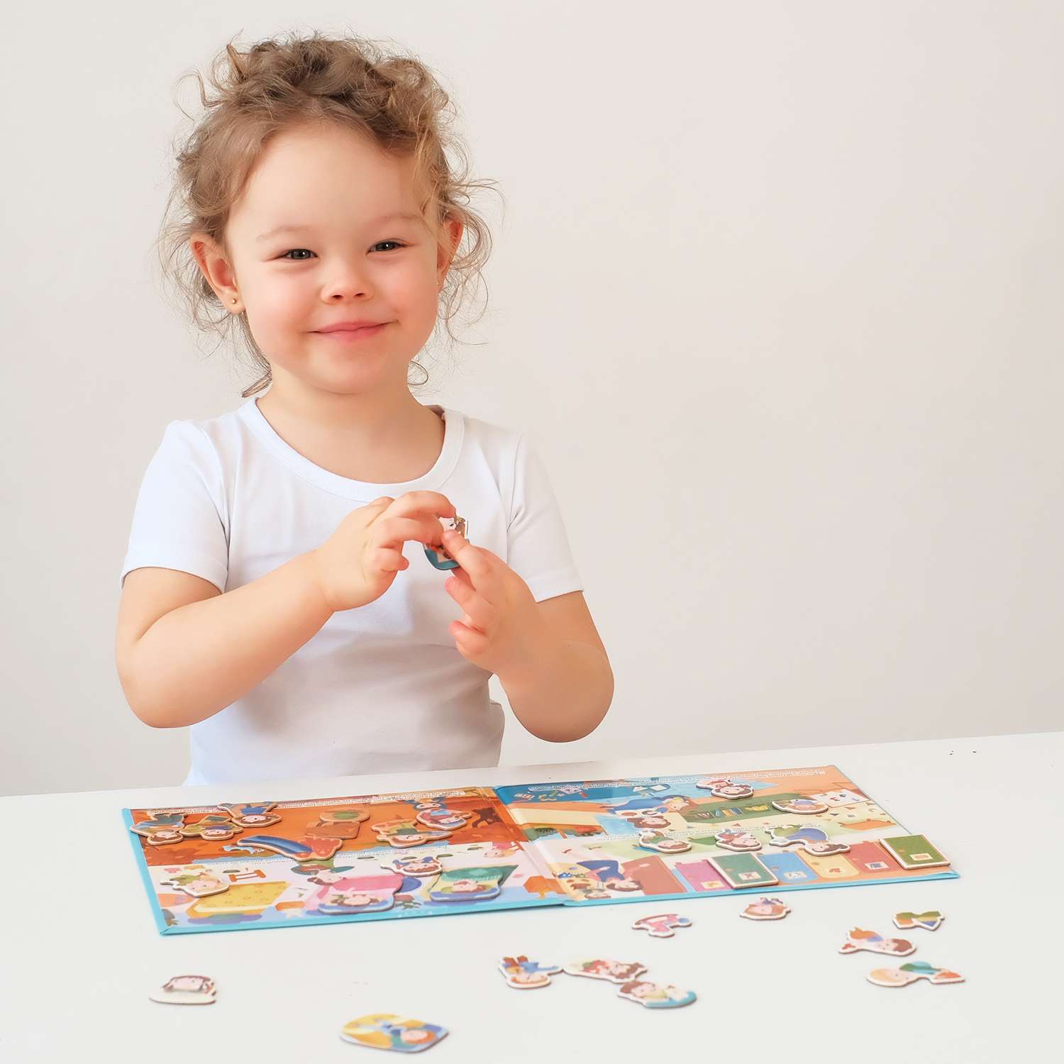 Настольная магнитная игра Бигр Идем в детский сад развивающая УД106 - фото 11