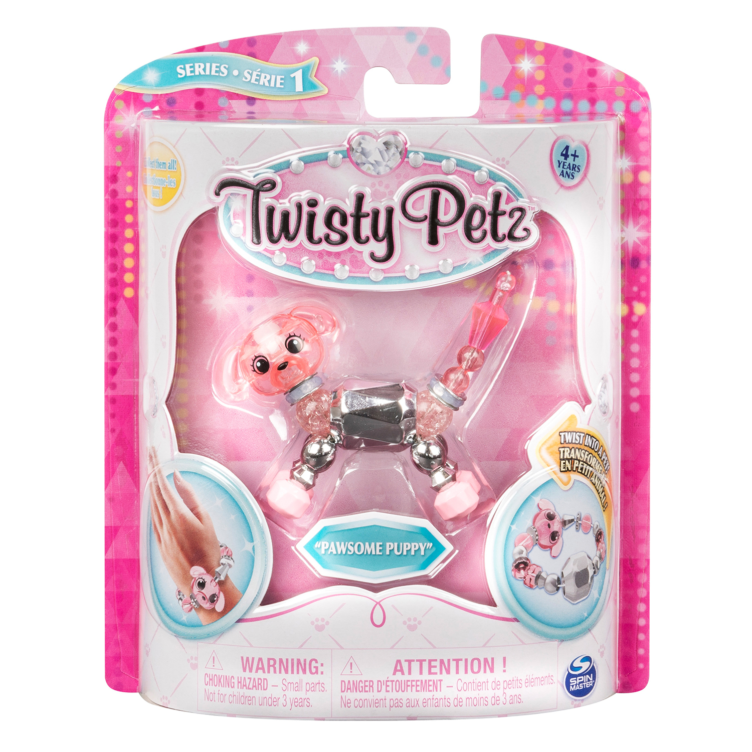 Набор Twisty Petz Фигурка-трансформер для создания браслетов Pawsome Puppy 6044770/20104523 - фото 1