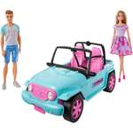 Набор игровой Barbie Семья Барби и Кен на машине GHT35