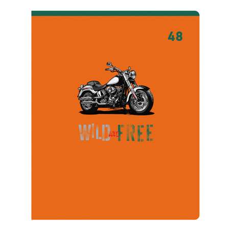 Тетрадь BG Wild and free 48л. А5 клетка 4 шт