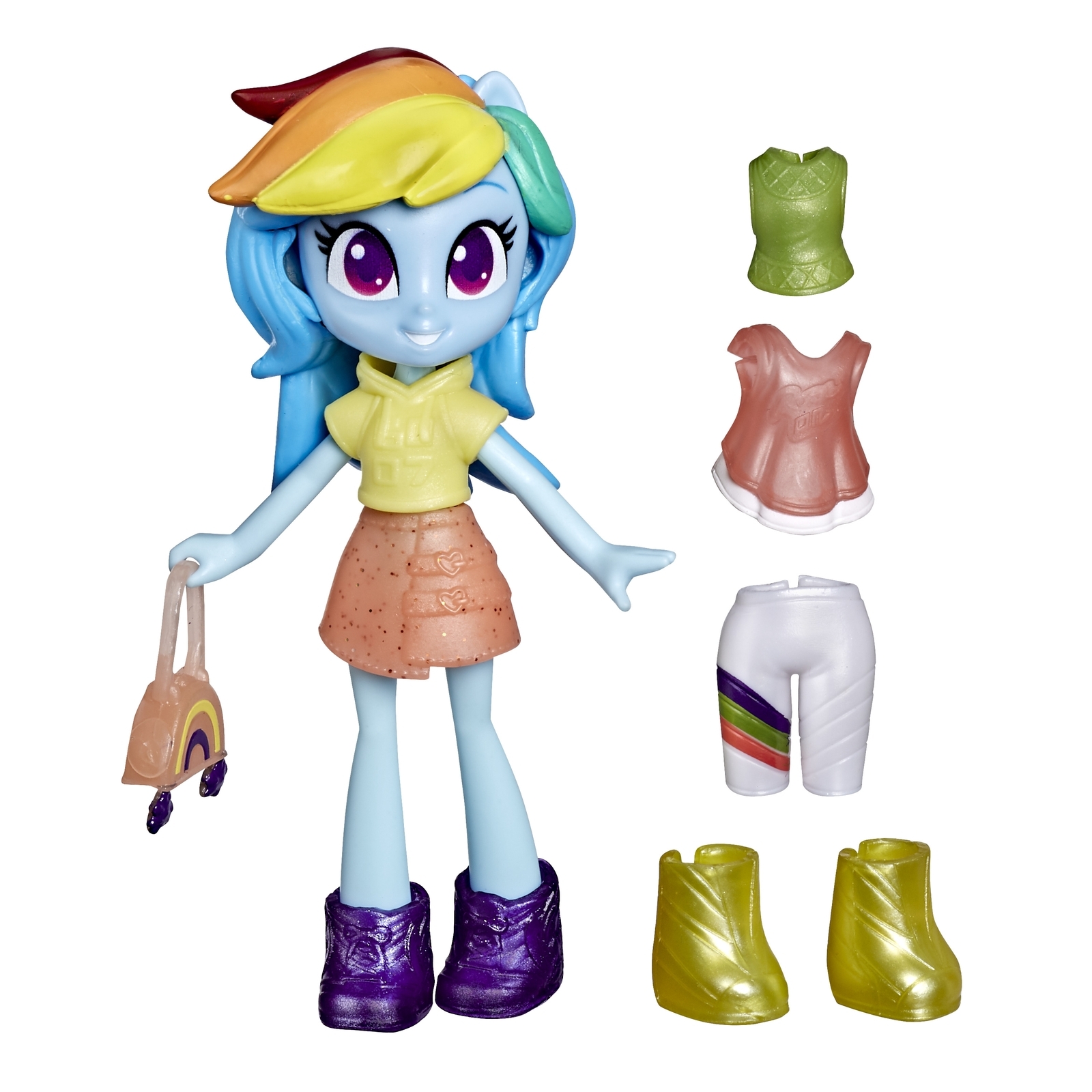 Набор игровой MLP Equestria Girls My Little Pony Рэйнбоу Дэш с нарядом  E92455L0 купить по цене 299 ₽ в интернет-магазине Детский мир