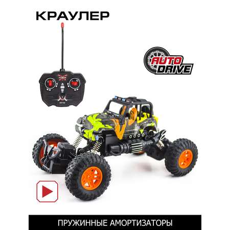 Машинка на радиоуправлении AUTODRIVE Краулер вездеход 1:18 27МГц 4 канала с пультом