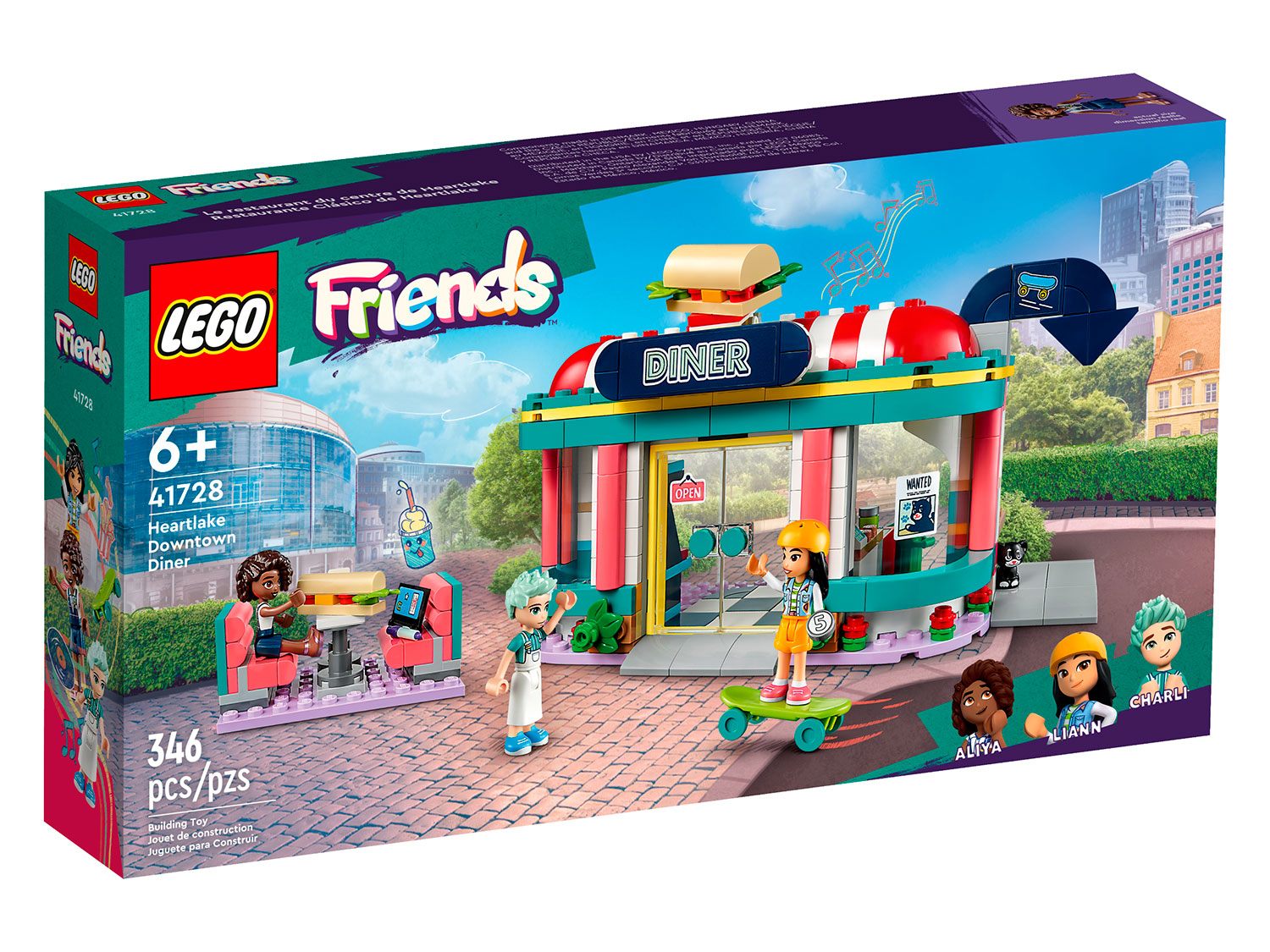 Конструктор детский LEGO Friends Закусочная в центре 41728 - фото 12