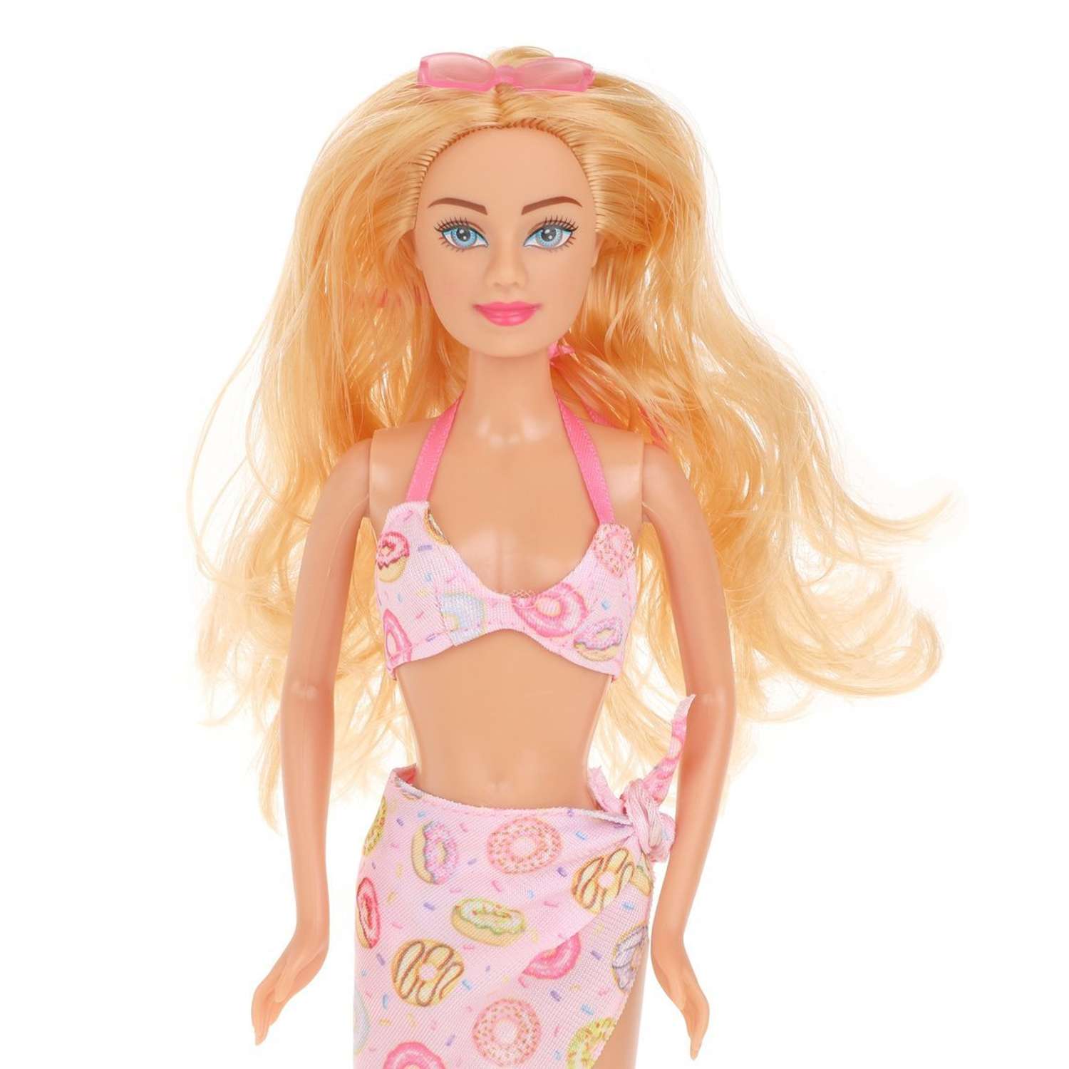 Кукла Lucy Наша Игрушка игоровой набор Пляжный отдых всего 8 предметов 801011 - фото 2