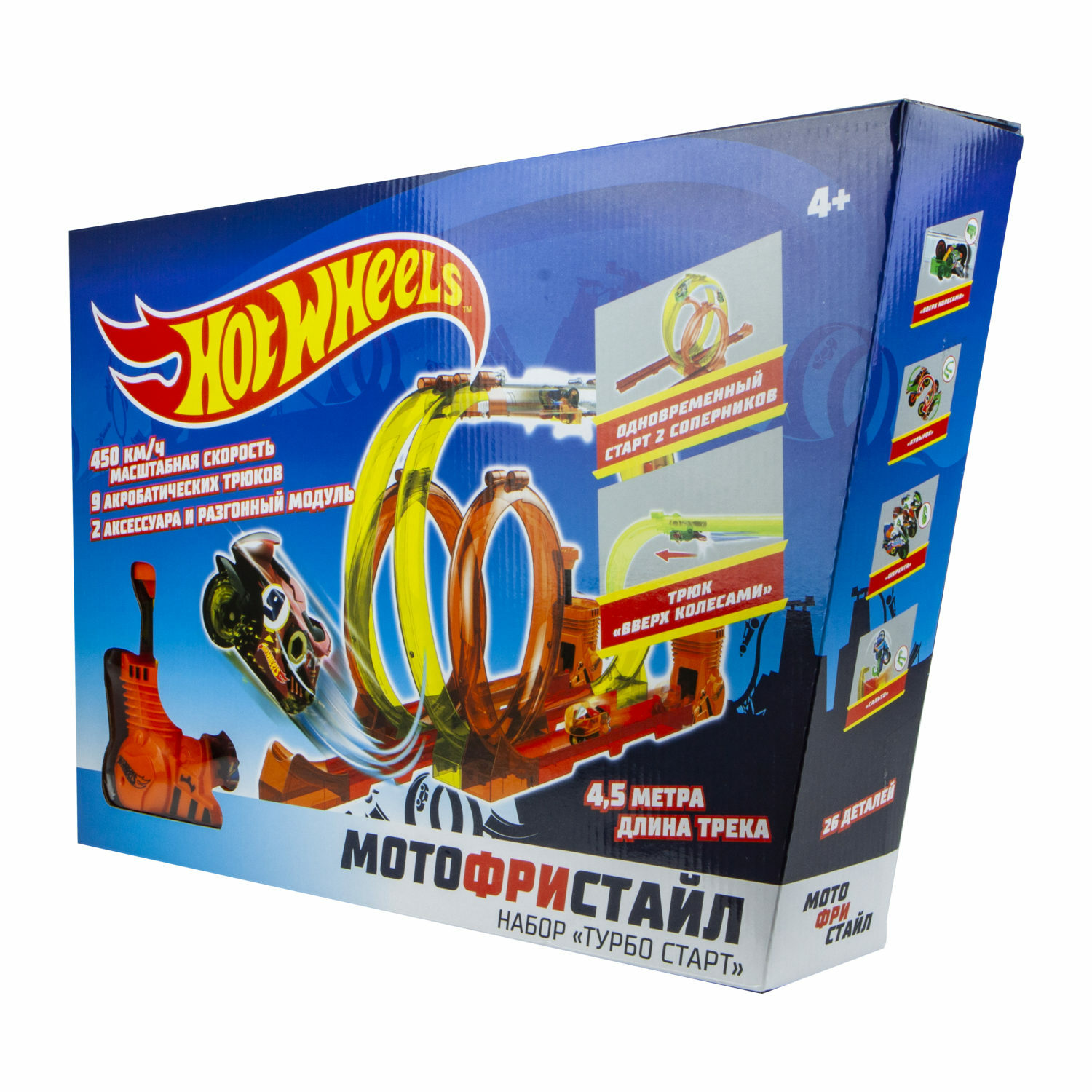 Трек Hot Wheels Мотофристайл Мотофристайл Т16724 - фото 6