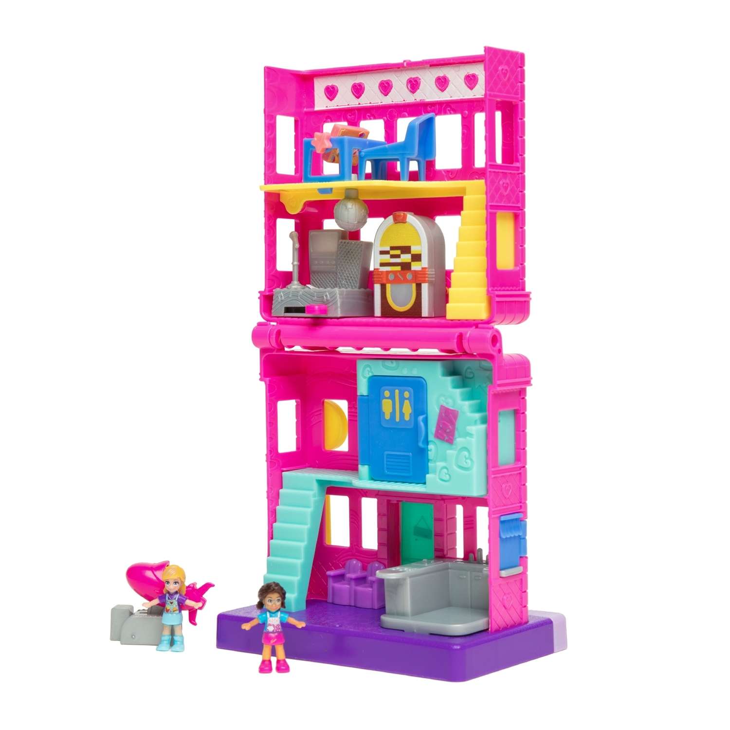 Набор игровой POLLY POCKET Полливиль станция Закусочная GGC30 GGC29 - фото 6