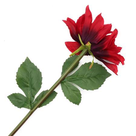 Цветок искусственный Astra Craft Георгин 60 см цвет бордо