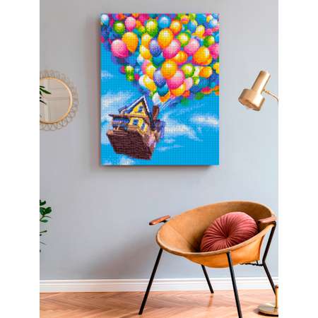 Алмазная мозаика Art on Canvas холст на подрамнике 40х50 см Вверх