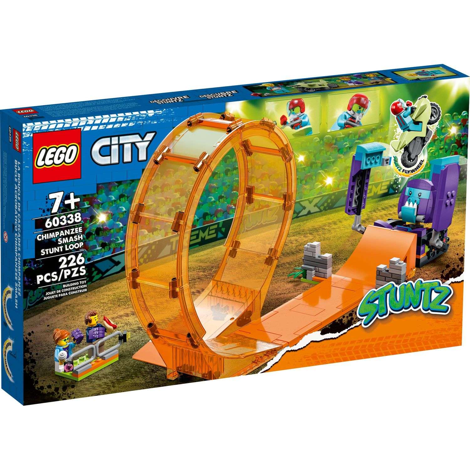 Конструктор LEGO City Smashing Chimpanzee Stunt Loop 60338 - фото 1