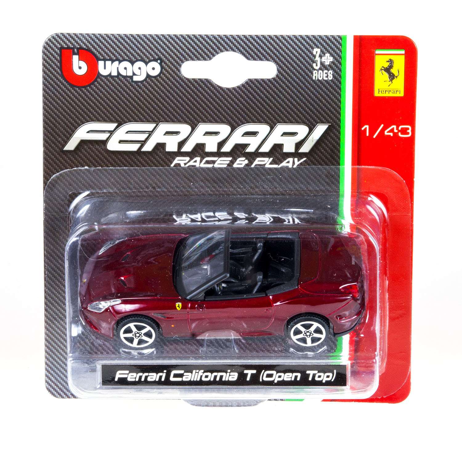 Машинка BBurago 1:43 Ferrari California T 18-36001(9) 18-36001(9) - фото 5