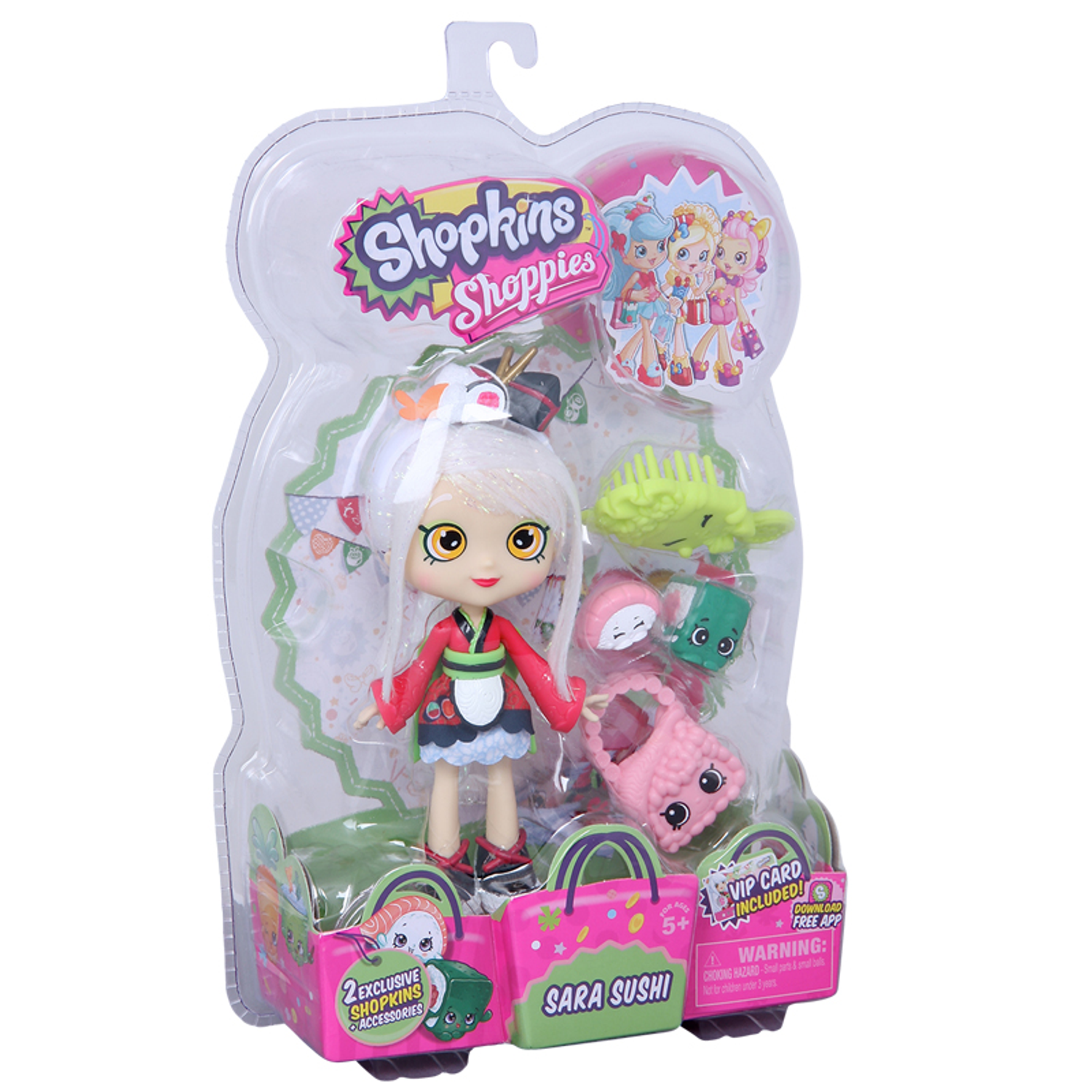 Кукла Shopkins Shoppies САРА-СУШИ 56342 - фото 3