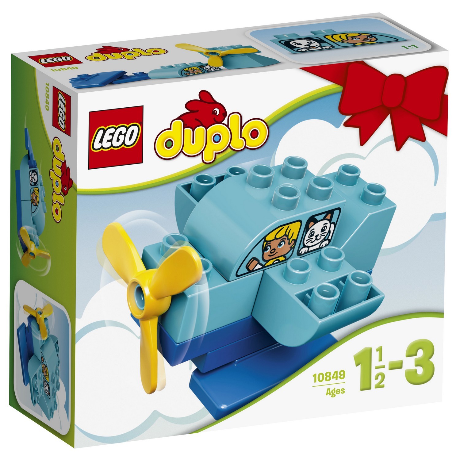 Конструктор LEGO DUPLO Мой первый самолёт блочный - фото 2