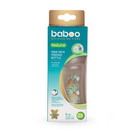 Бутылочка BABOO Flora 230мл 3-104