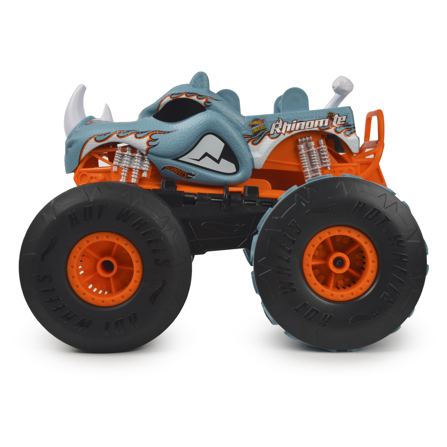 Набор Hot Wheels Р/У Monster Trucks Rhinomite 2в1 HPK27 купить по цене 7499  ₽ в интернет-магазине Детский мир