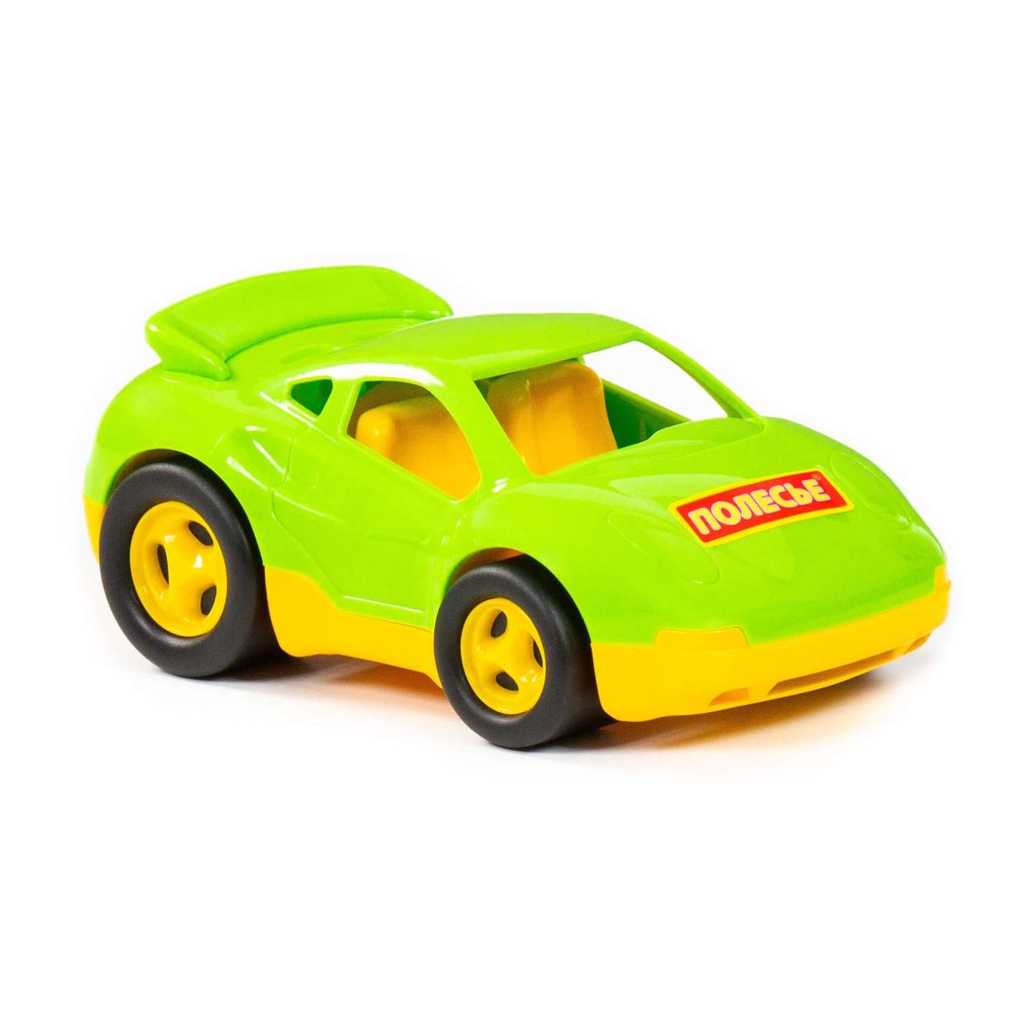 Машинка для малышей Полесье гоночная Вираж зеленая - фото 4