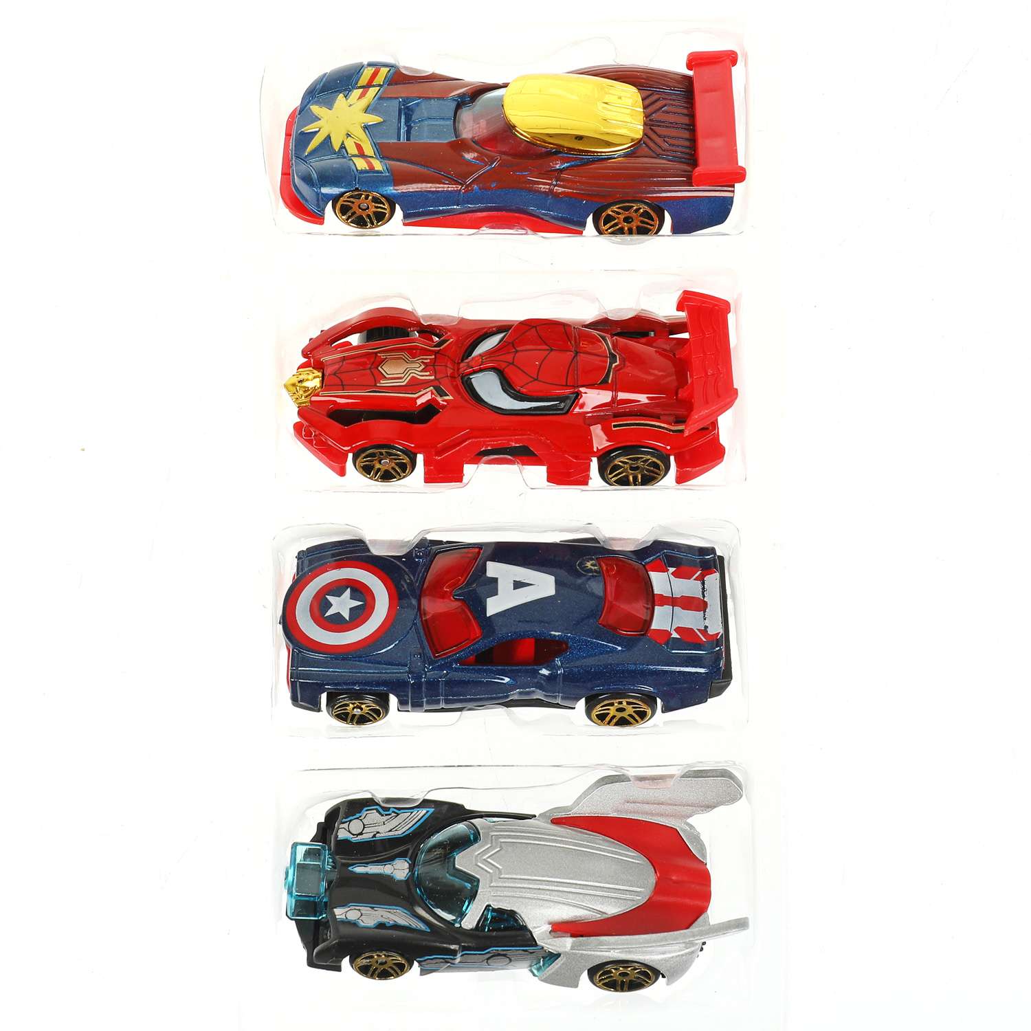 Машина металл ТЕХНОПАРК Road Racing набор супергерои 4 шт в ассортименте 358675 - фото 2