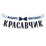 Гирлянда Открытая планета happy birthday красавчик