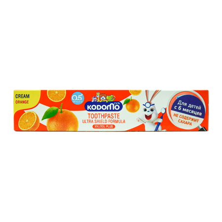 Зубная паста Lion Kodomo для детей с 6 месяцев с ароматом апельсина 40 г