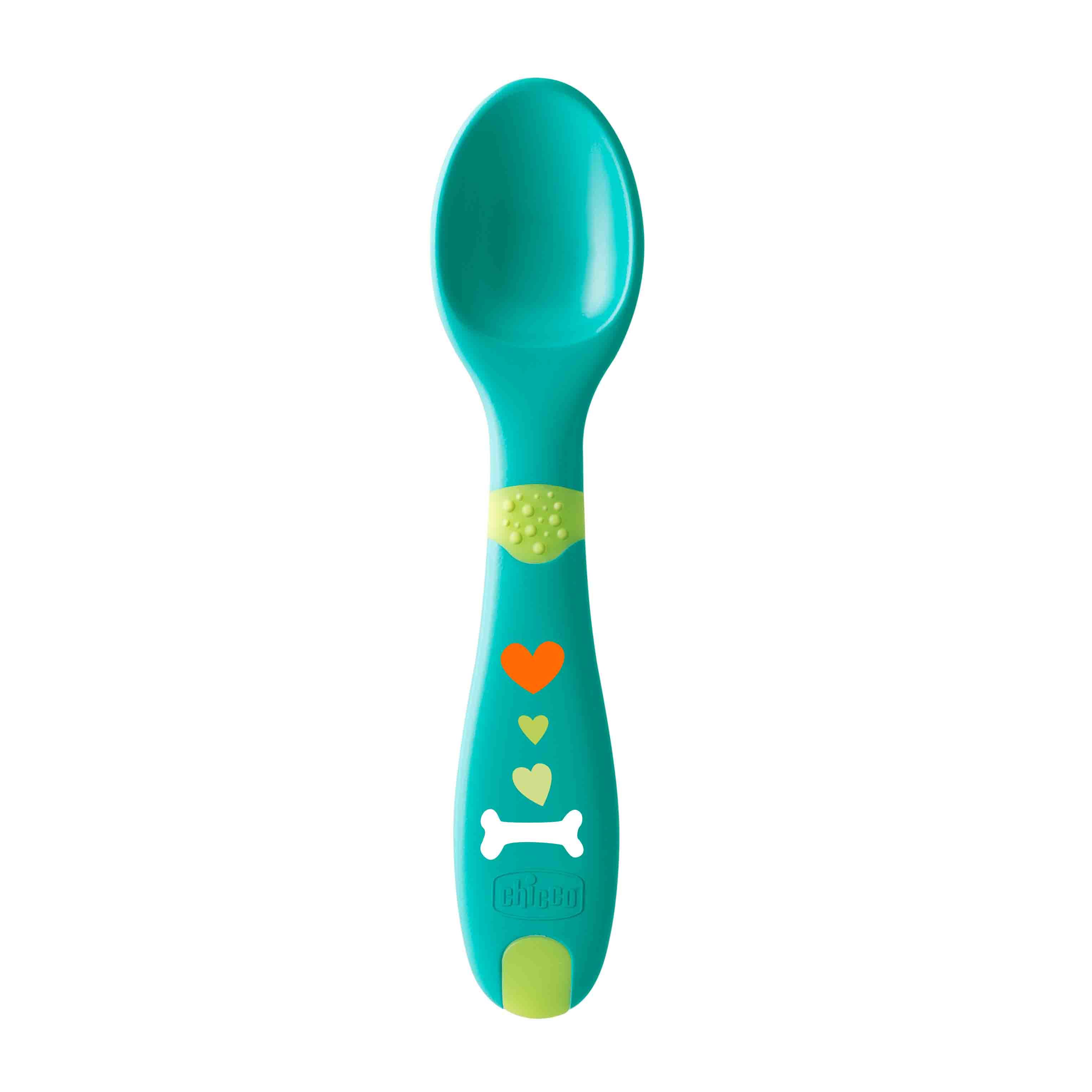 Набор приборов Chicco First Cutlery ложка+вилка с 12месяцев 340624051 - фото 3