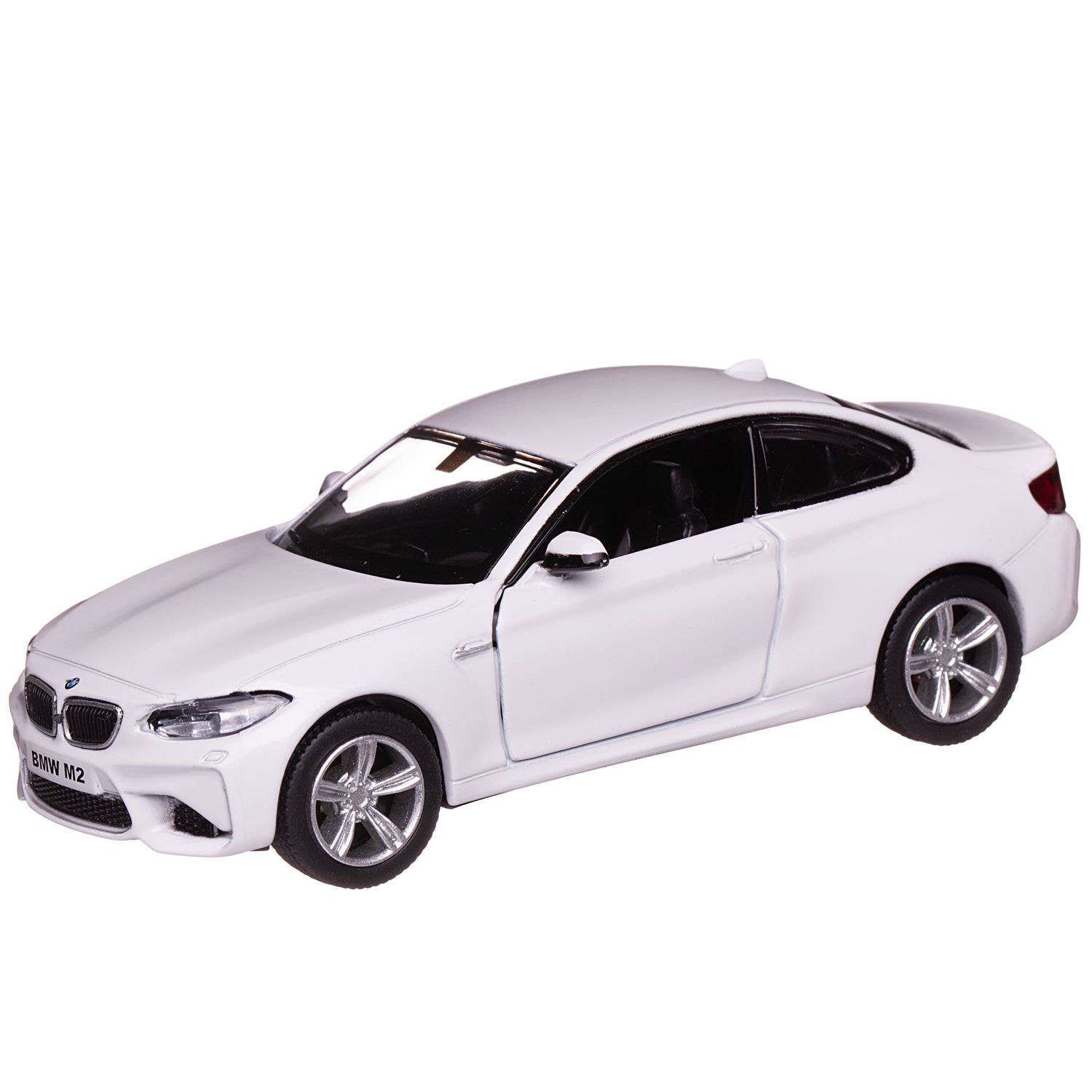 Машина металлическая Uni-Fortune BMW M2 COUPE инерционная цвет белый двери открываются 554034-WH - фото 1