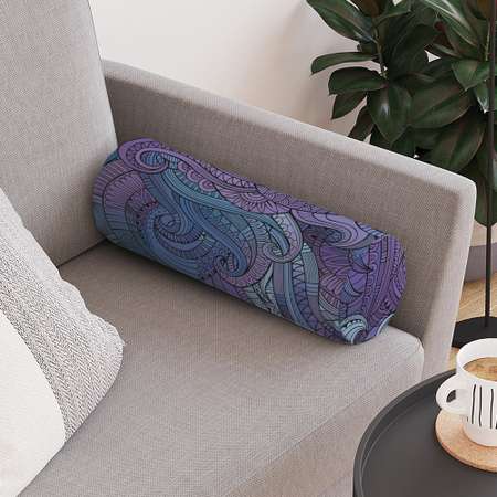Декоративная подушка-валик JoyArty Нежный узор