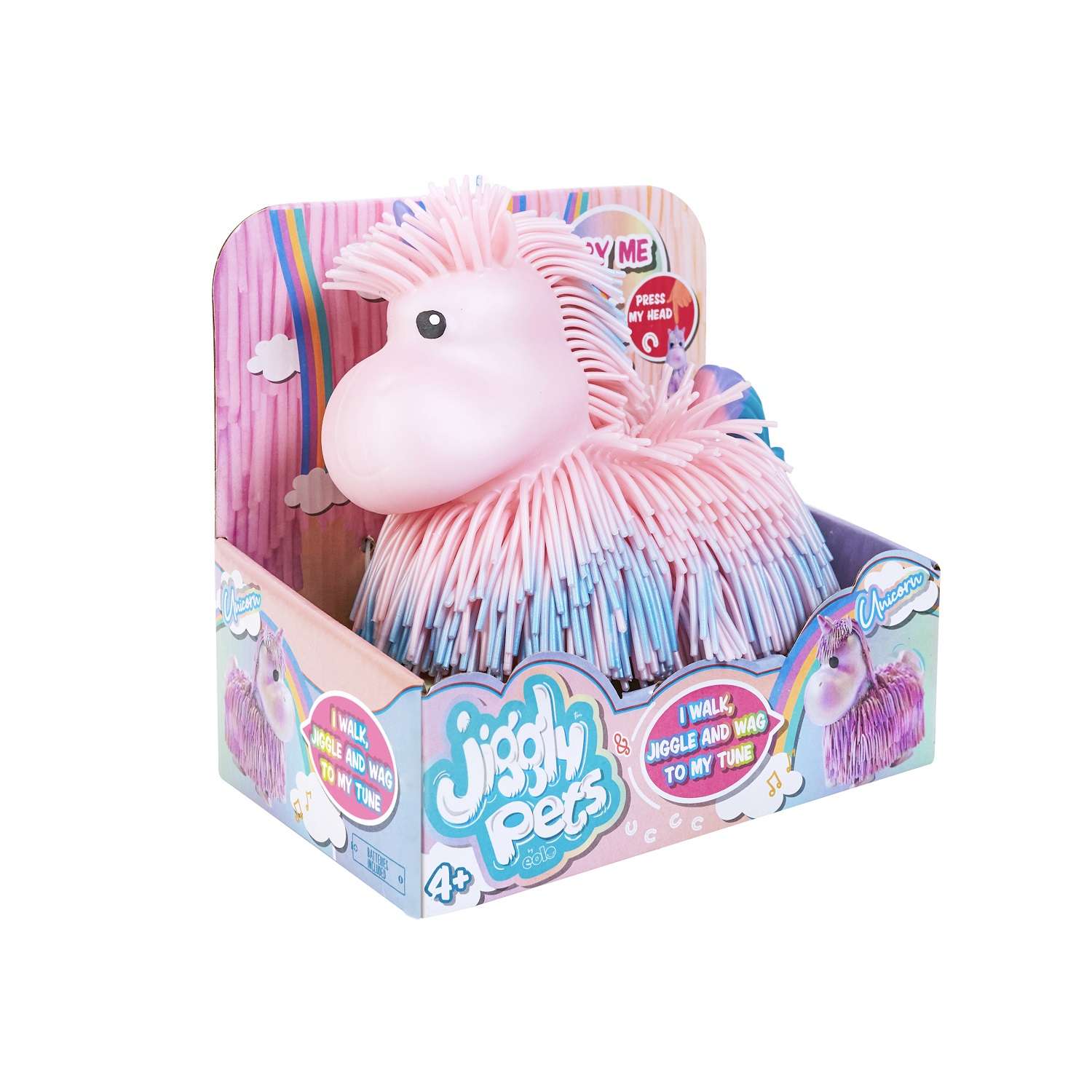 Игрушка Jiggly Pets Единорожка интерактивная Розовая 40396 - фото 6