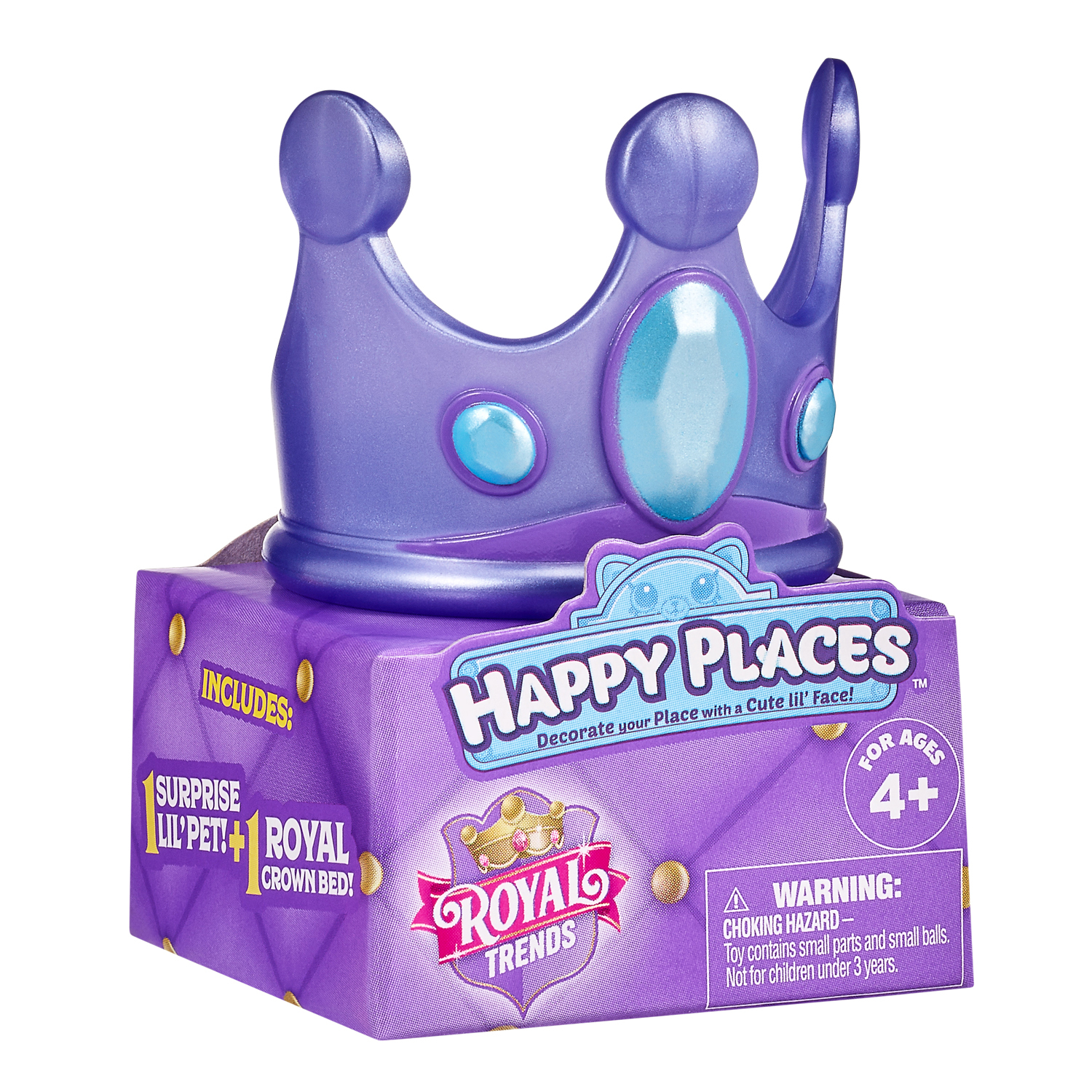 Игрушка Happy Places Shopkins (Happy Places) Королевская мода Маленький питомец Фиолетовый в непрозрачной упаковке (Сюрприз) 57574_4 - фото 3