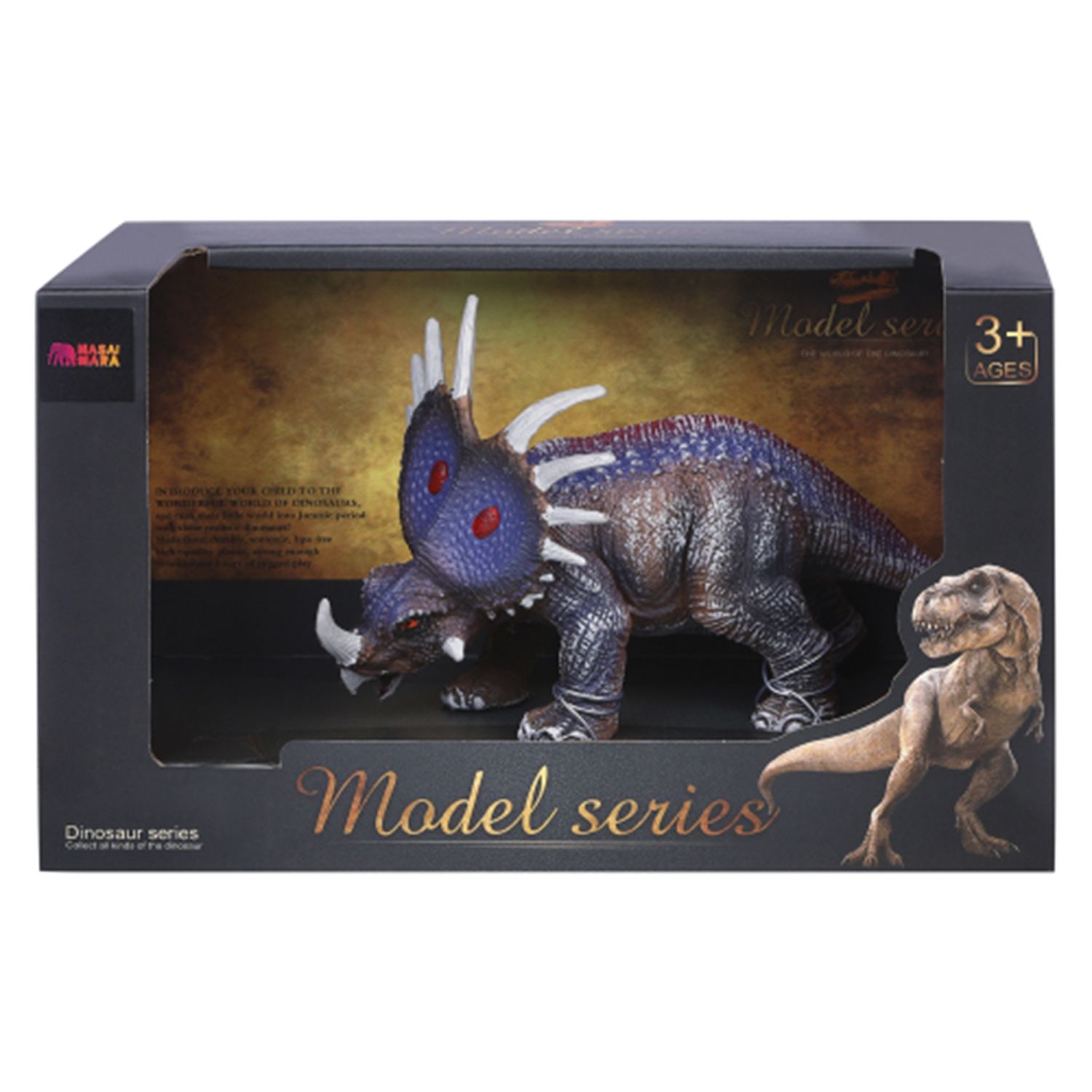 Игрушка фигурка Masai Mara Мир динозавров - Стиракозавр MM216-387 - фото 6