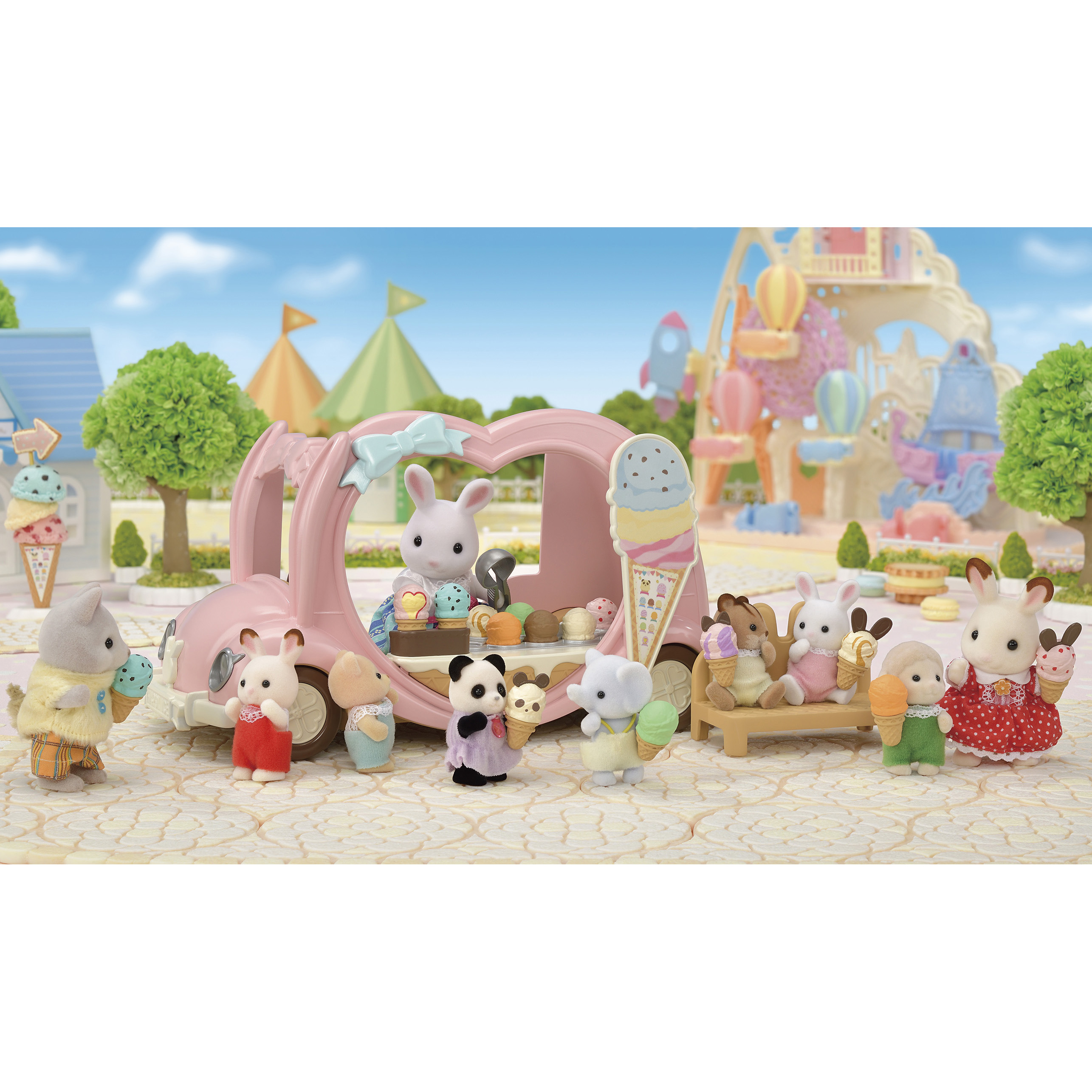 Набор Sylvanian Families Фургончик с мороженым 5651 5651 - фото 6