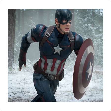 Маска героя Marvel Captain America B6741