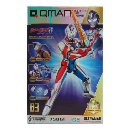 Конструктор Qman Ultraman Декер 47 деталей 75061