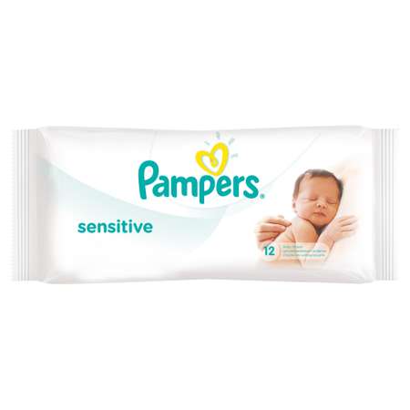 Салфетки Pampers Sensitive влажные 12шт