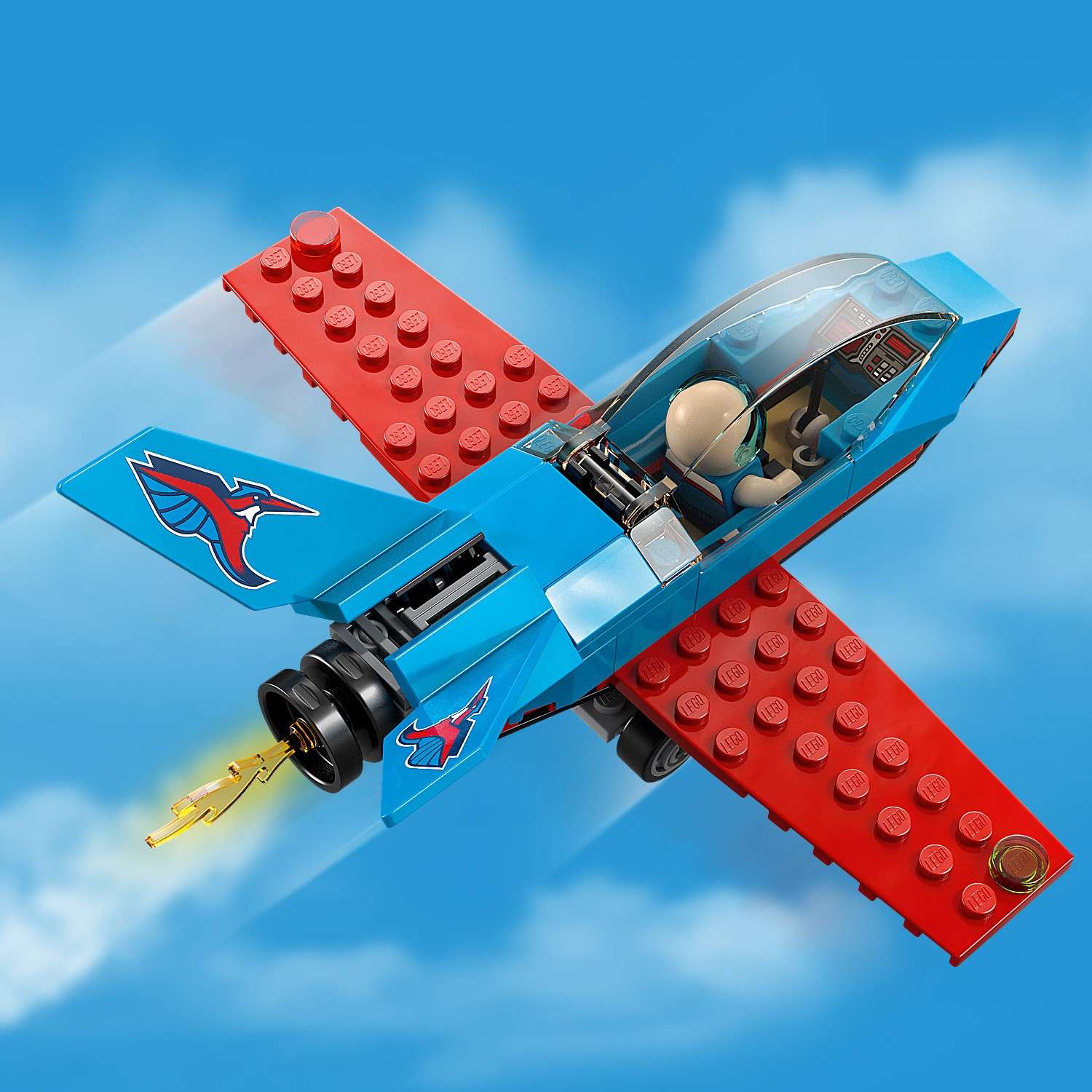 Конструктор LEGO City Great Vehicles Трюковый самолёт 60323 - фото 4