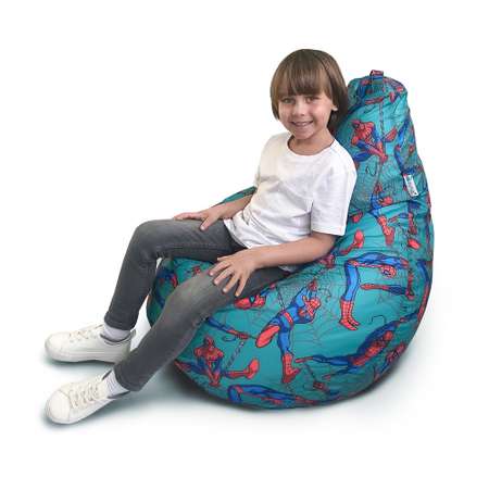 Кресло-мешок груша Bean Joy размер XL оксфорд принт