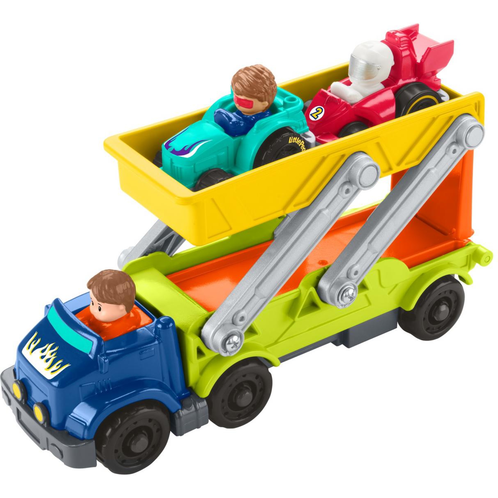 Набор подарочный Fisher Price Little People Спуск с рампы HBX23 - фото 8