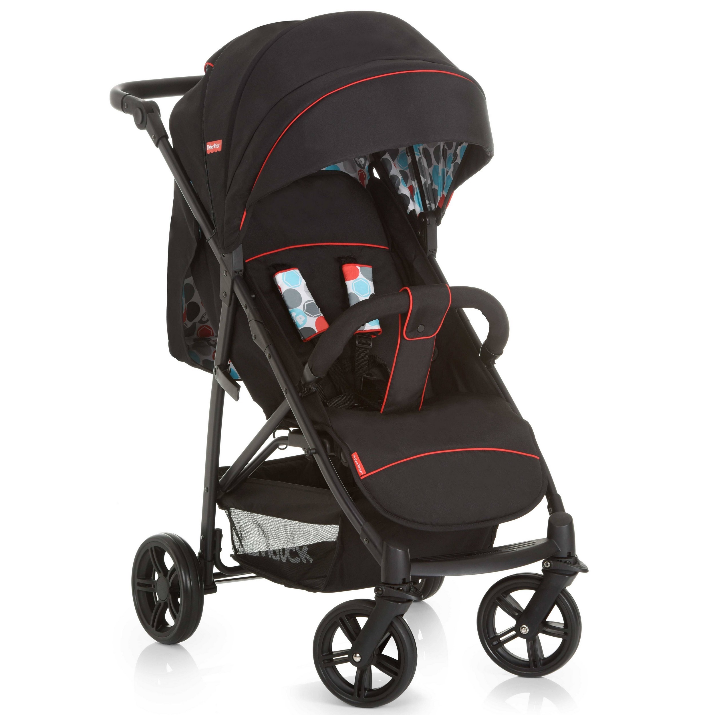 Коляска прогулочная Fisher Price Toronto 4 Gumball Black - фото 1