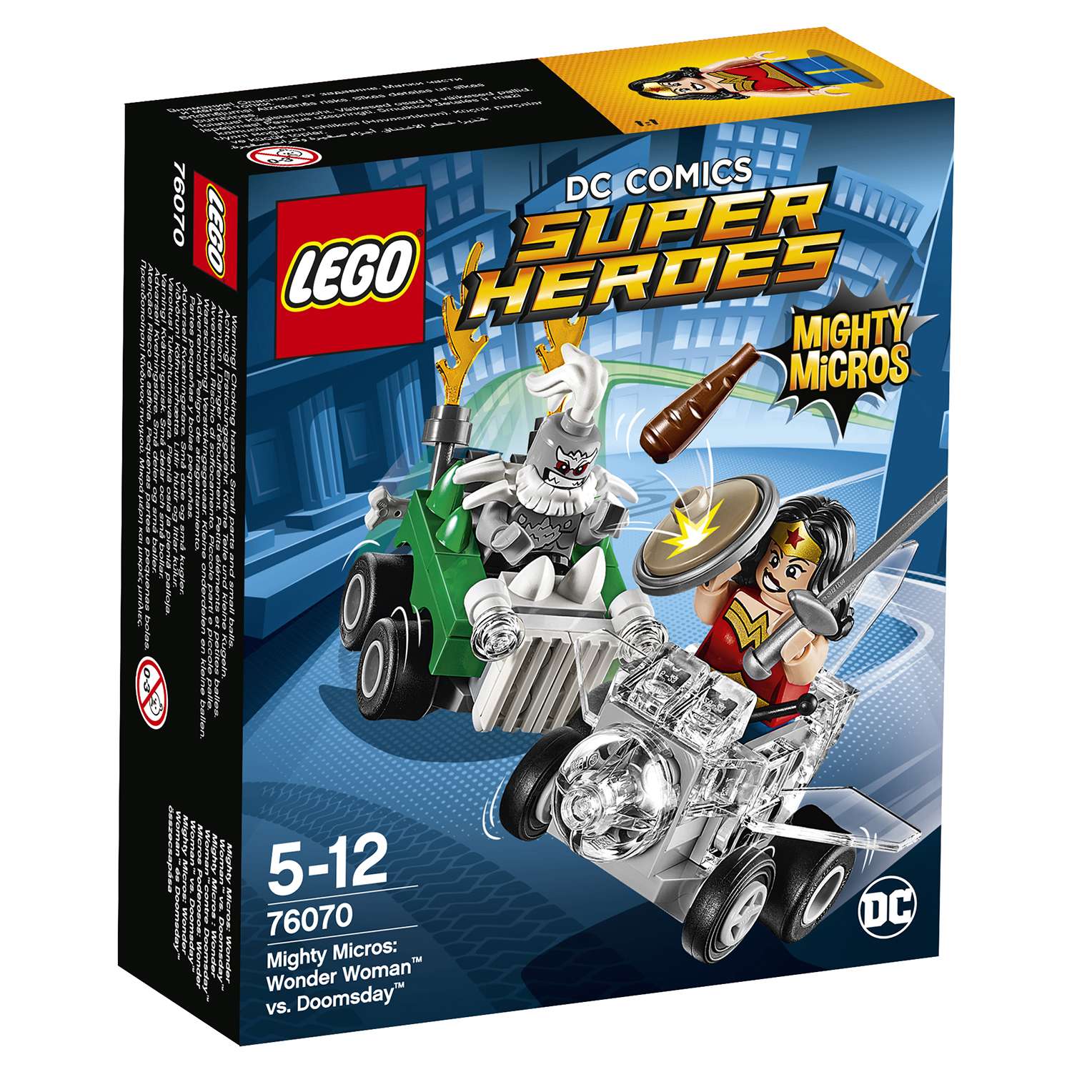 Конструктор LEGO Super Heroes Mighty Micros: Чудо-женщина против Думсдэя (76070) - фото 2