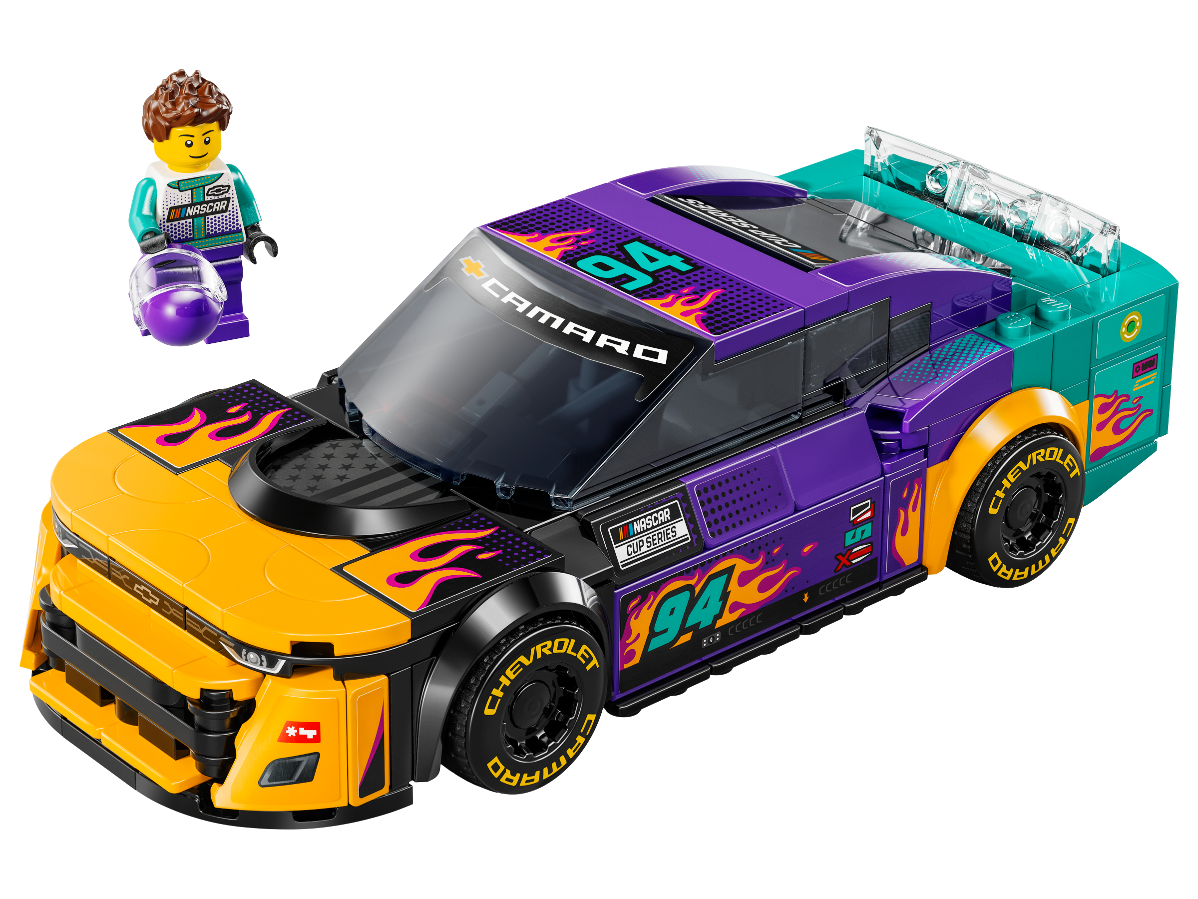 Конструктор LEGO Speed champions Следующее поколение Chevrolet Camaro ZL1 76935 - фото 2