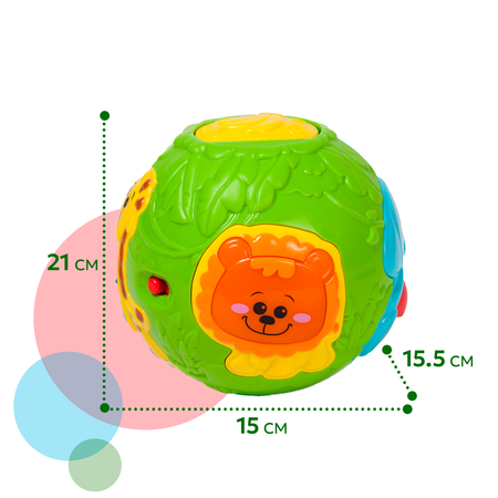 Шар развивающий BabyGo Джунгли 000778-NL BabyGo