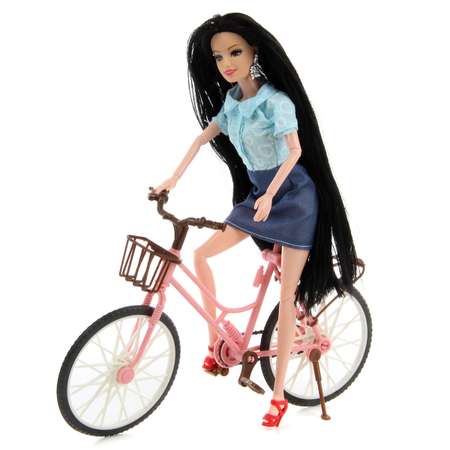 Кукла модель Барби Veld Co с велосипедом