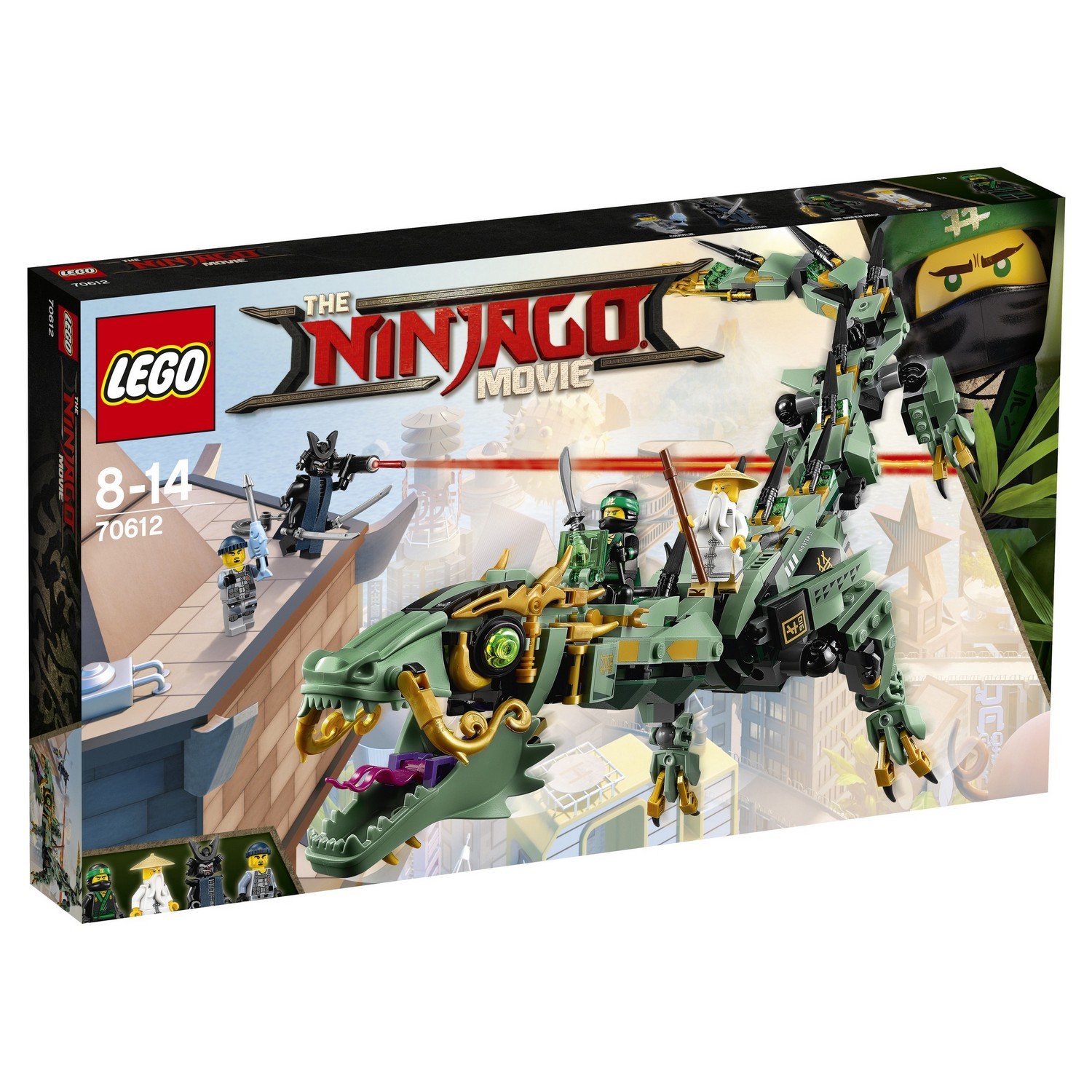 Конструктор LEGO Ninjago Механический Дракон Зелёного Ниндзя (70612) купить  по цене 3799 ₽ в интернет-магазине Детский мир