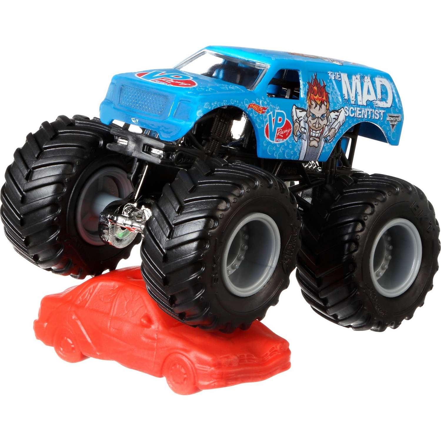 Машина Hot Wheels Monster Jam 1:64 Epic Edditions Безумный ученый FLW90 21572 - фото 6