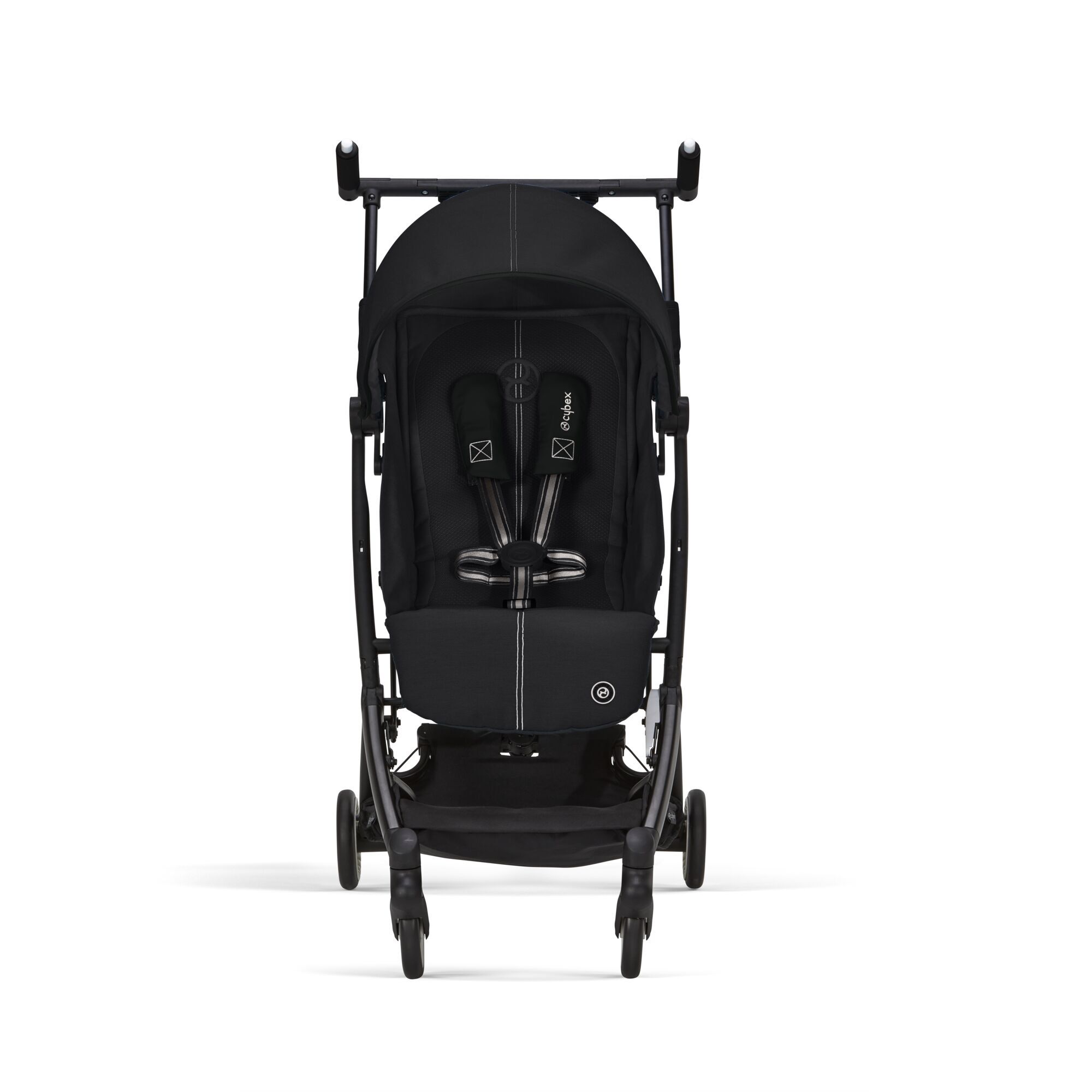 Коляска Cybex Libelle Moon Black с дождевиком - фото 2