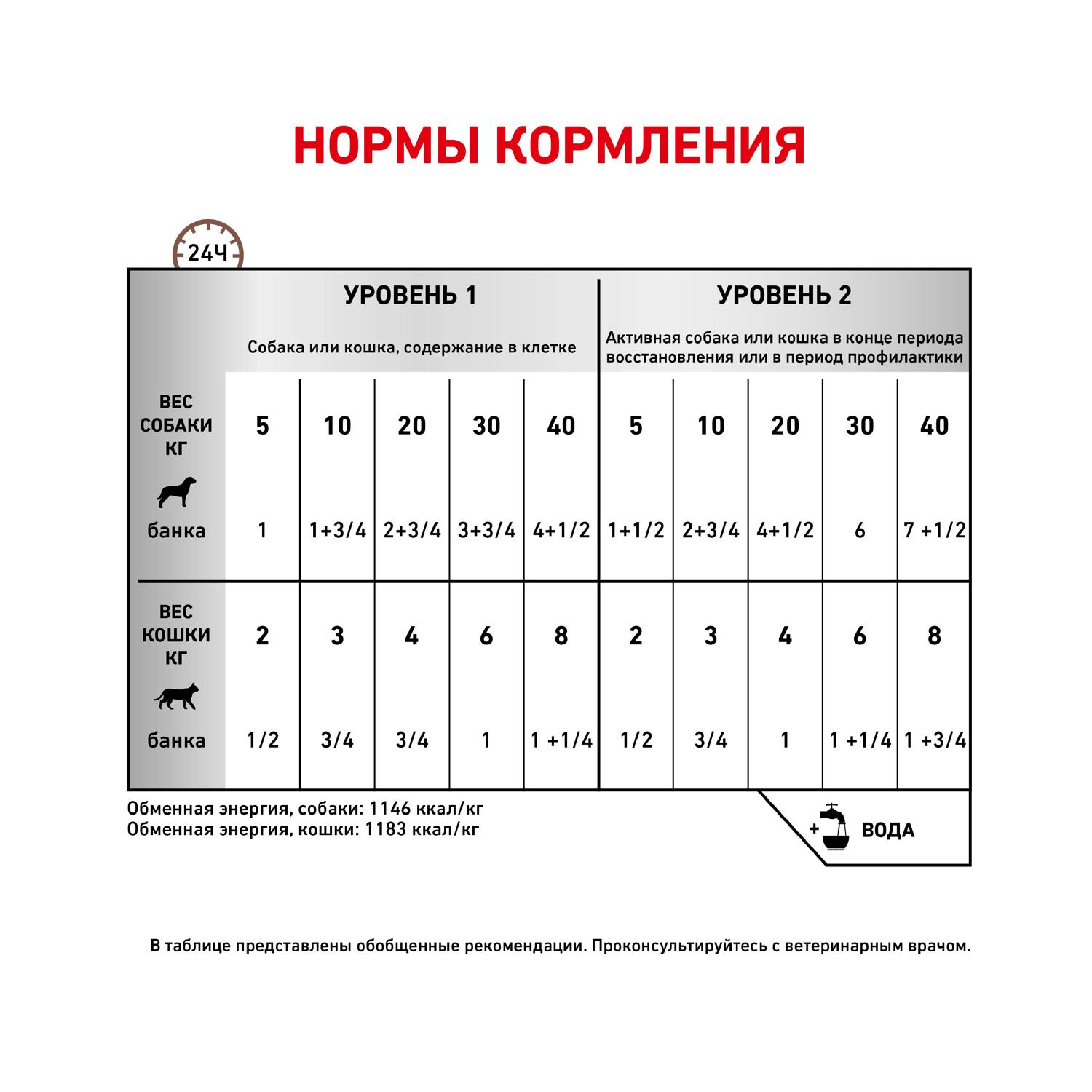 Влажный корм для собак ROYAL CANIN Recovery 0.195 кг (лечебный) - фото 4